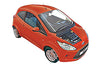 Opening the bonnet Ford Ka 2009 - 2014