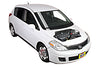 Changing the Engine Air Filter Nissan Versa 2007 - 2014