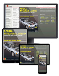 Acura Integra (1986-1989) & Legend (1986-1990) Haynes Repair Manual (USA)