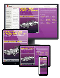 Ford Fairmont & Mercury Zephyr (78-83) Haynes Online Manual