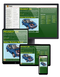 Peugeot 206 Petrol & Diesel (98 - 01) Haynes Repair Manual