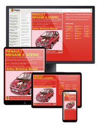 Renault Megane & Scenic Petrol & Diesel (Apr 99 - 02) Haynes Repair Manual