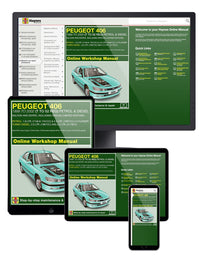 Peugeot 406 Petrol & Diesel (Mar 99 - 02) Haynes Repair Manual