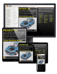 Peugeot 206 Petrol & Diesel (02 - 09) Haynes Repair Manual