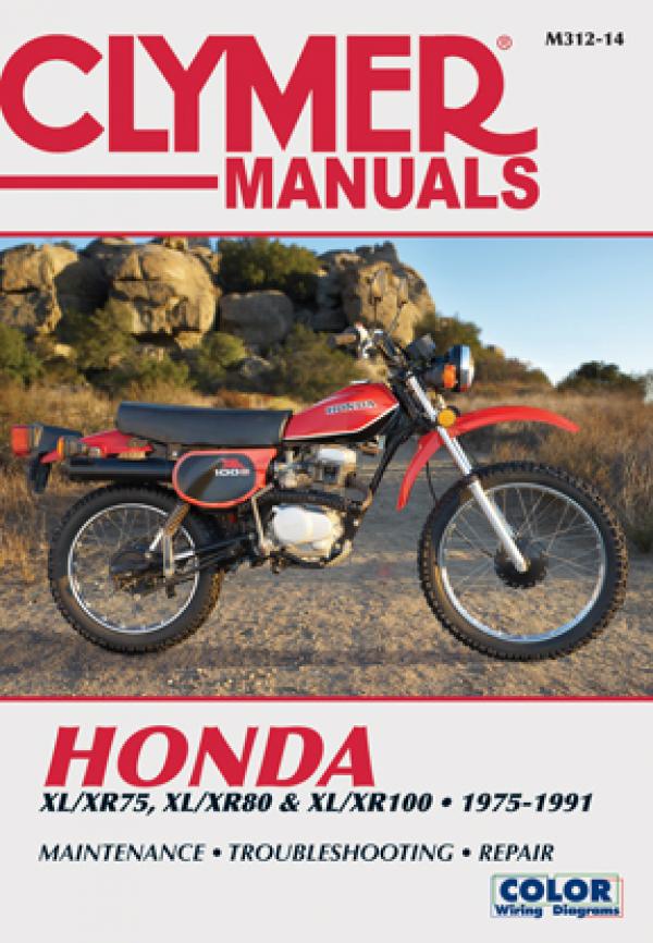 Honda XL/XR75, XL/XR80 & XL/XR100 Series Motorcycle (1975
