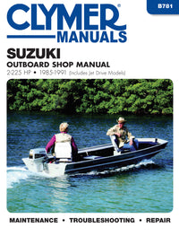 Suzuki 2-225 HP Outboards Includes Jet Drives (1985-1991) Service Repair Manual
