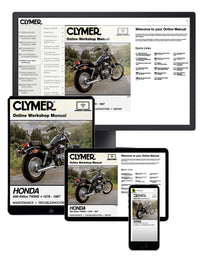 Honda CB/CM400-450 & CMX450 Motorcycle (1978-1987) Service Repair Manual