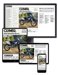 Yamaha YZ250F & WR250F Motorcycle (2001-2003) Service Repair Manual