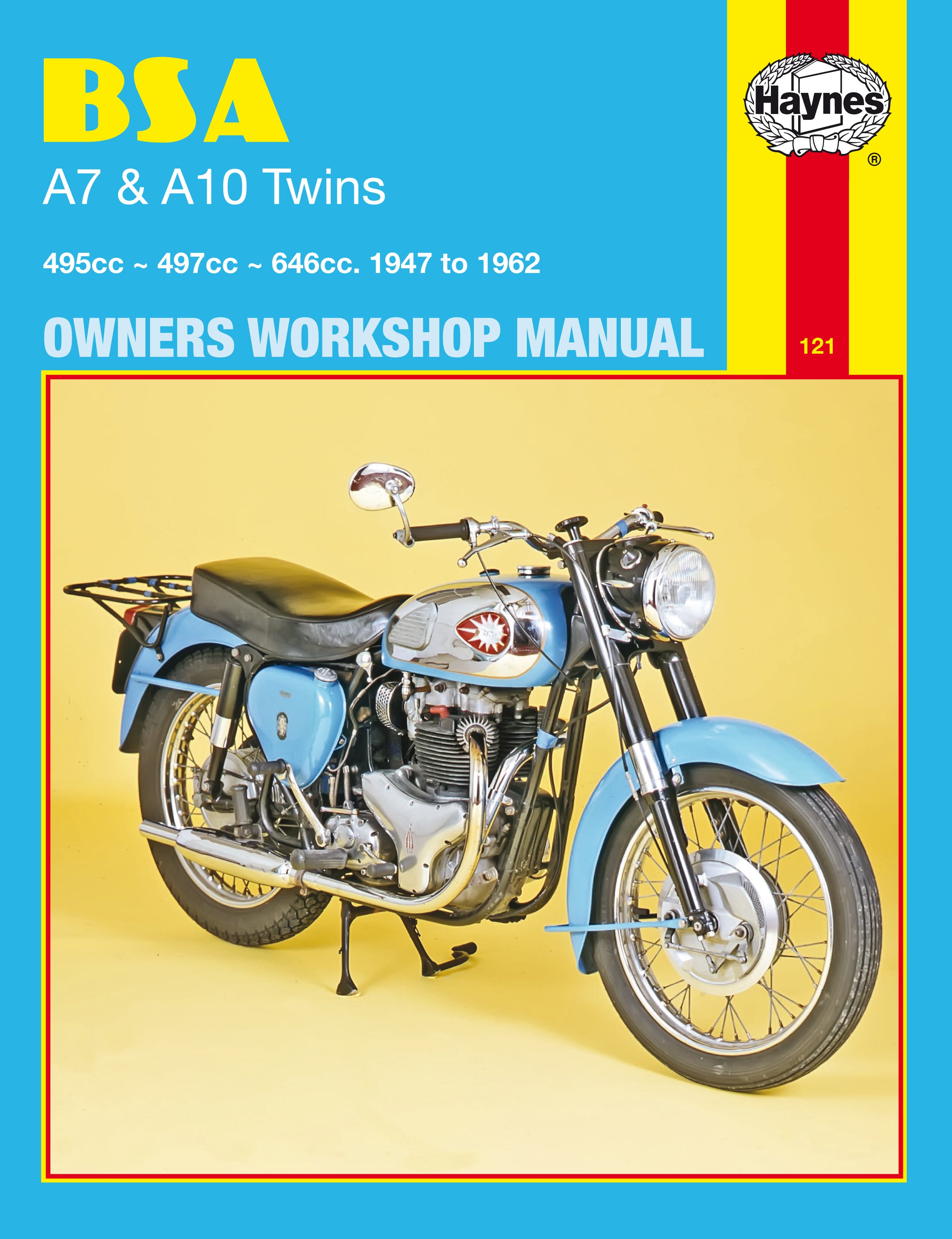 BSA Motorcycle Shop Manual Service Repair Book - Clymer Haynes Chilton Style Single