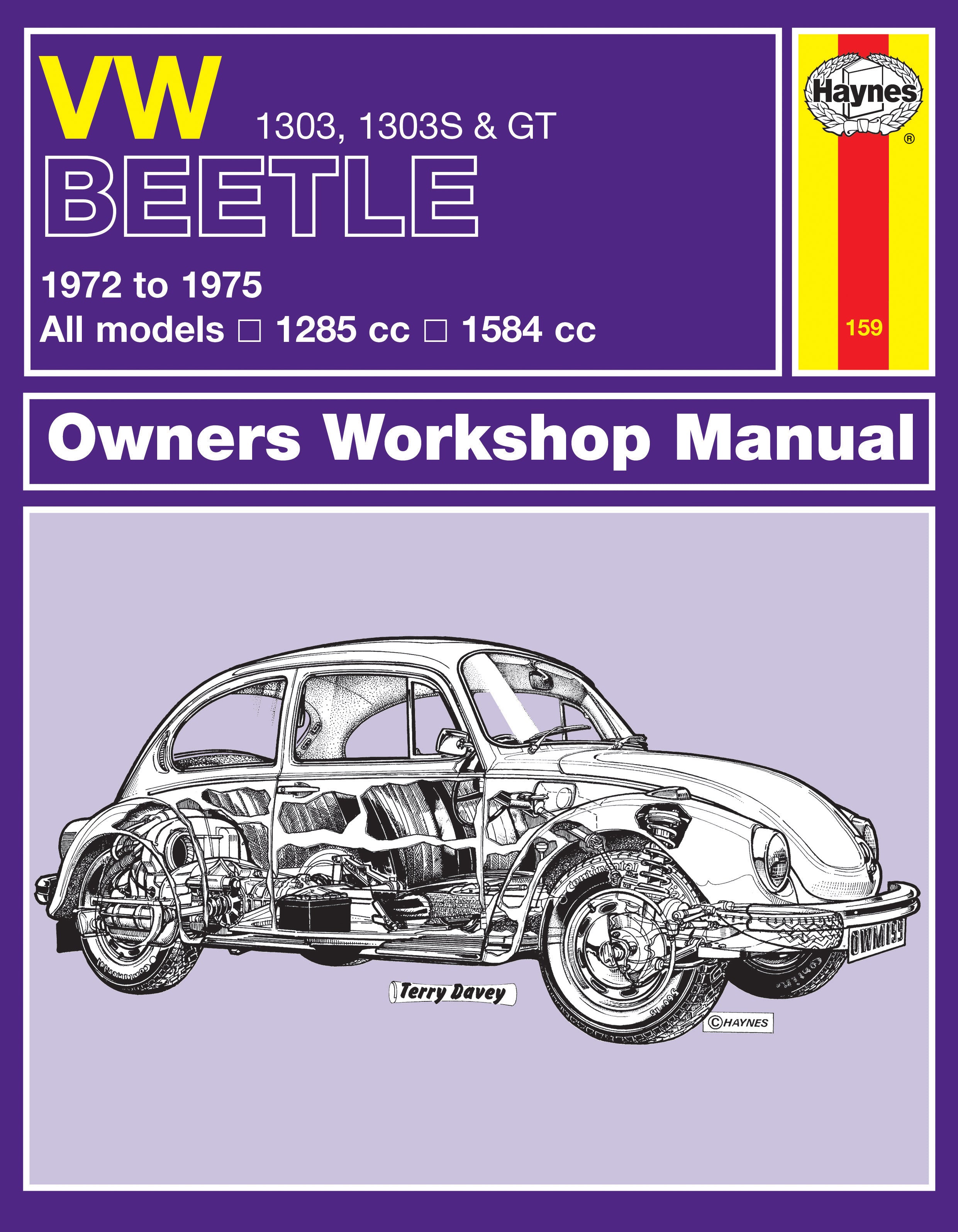 VW Beetle 1303, 1303S & GT (72 - 75) Haynes Repair Manual – Haynes