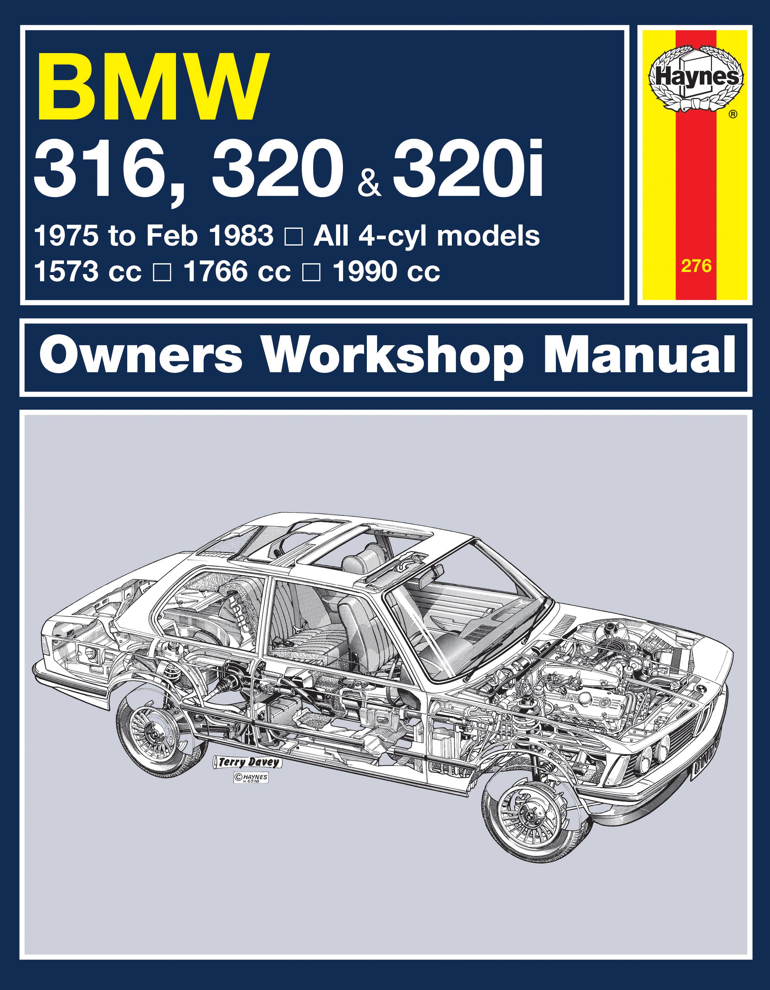 BMW 316, 320 & 320i (4-cyl)(75 - Feb 83) Haynes Repair Manual - Digital ...