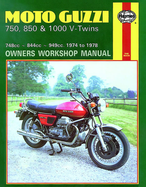 Moto Guzzi 850 and 1000 V-Twins 844cc and 949cc (75-78) Haynes 