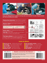 Back cover of a Haynes repair manual