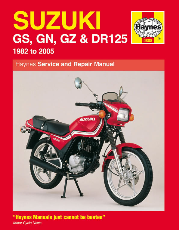 Suzuki GS, GN, GZ, & DR125 (82-05) Haynes Repair Manual – Haynes