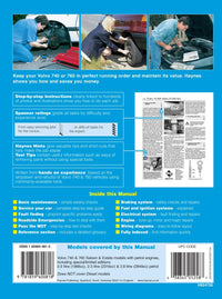 Back cover of a Haynes repair manual