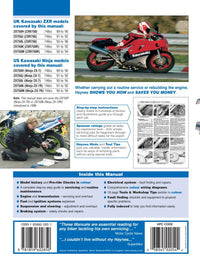 Back cover of a Haynes repair manual