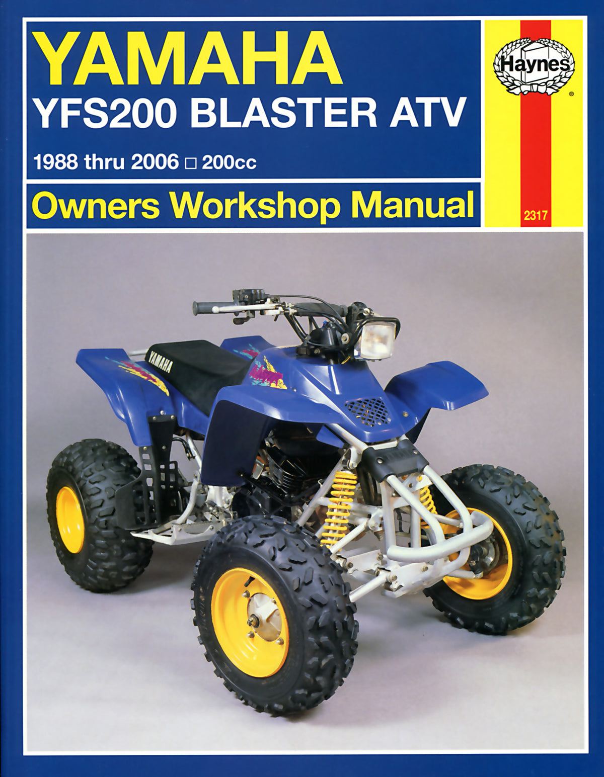 Yamaha YFS200 Blaster 200cc ATVS (88-06) Haynes Repair Manual 