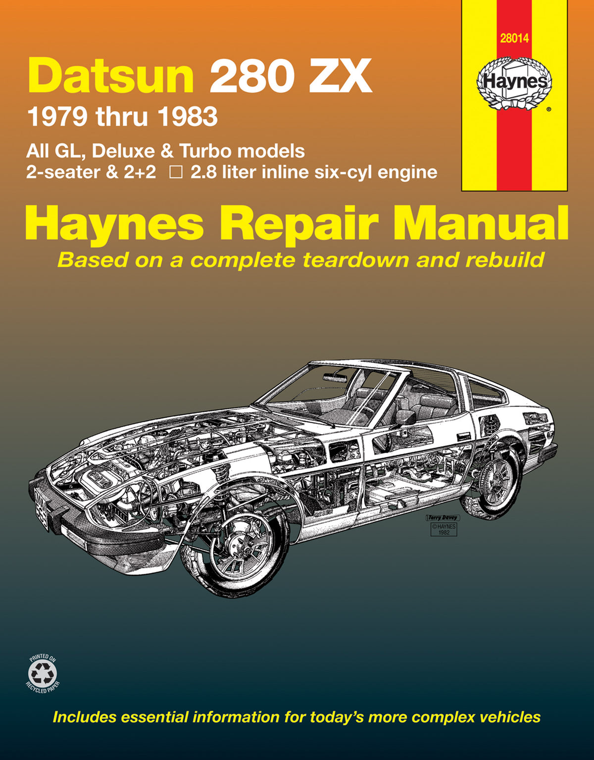 Datsun 280ZX (79-83) Haynes Repair Manual – Haynes Manuals North 