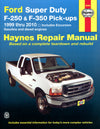 Front cover of a Haynes repair manual