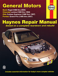 Front cover of a Haynes repair manual