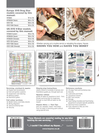 Back cover of a Haynes repair manual