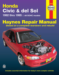Front cover of a Haynes repair manual