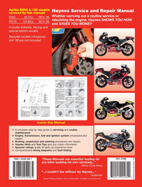 Back cover of a Haynes repair manual
