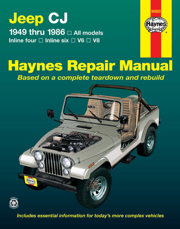 Print: Jeep CJ, Scrambler, Renegade. Laredo &amp; Golden Eagle (49-86 ...