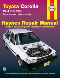 Front cover of a Haynes repair manual