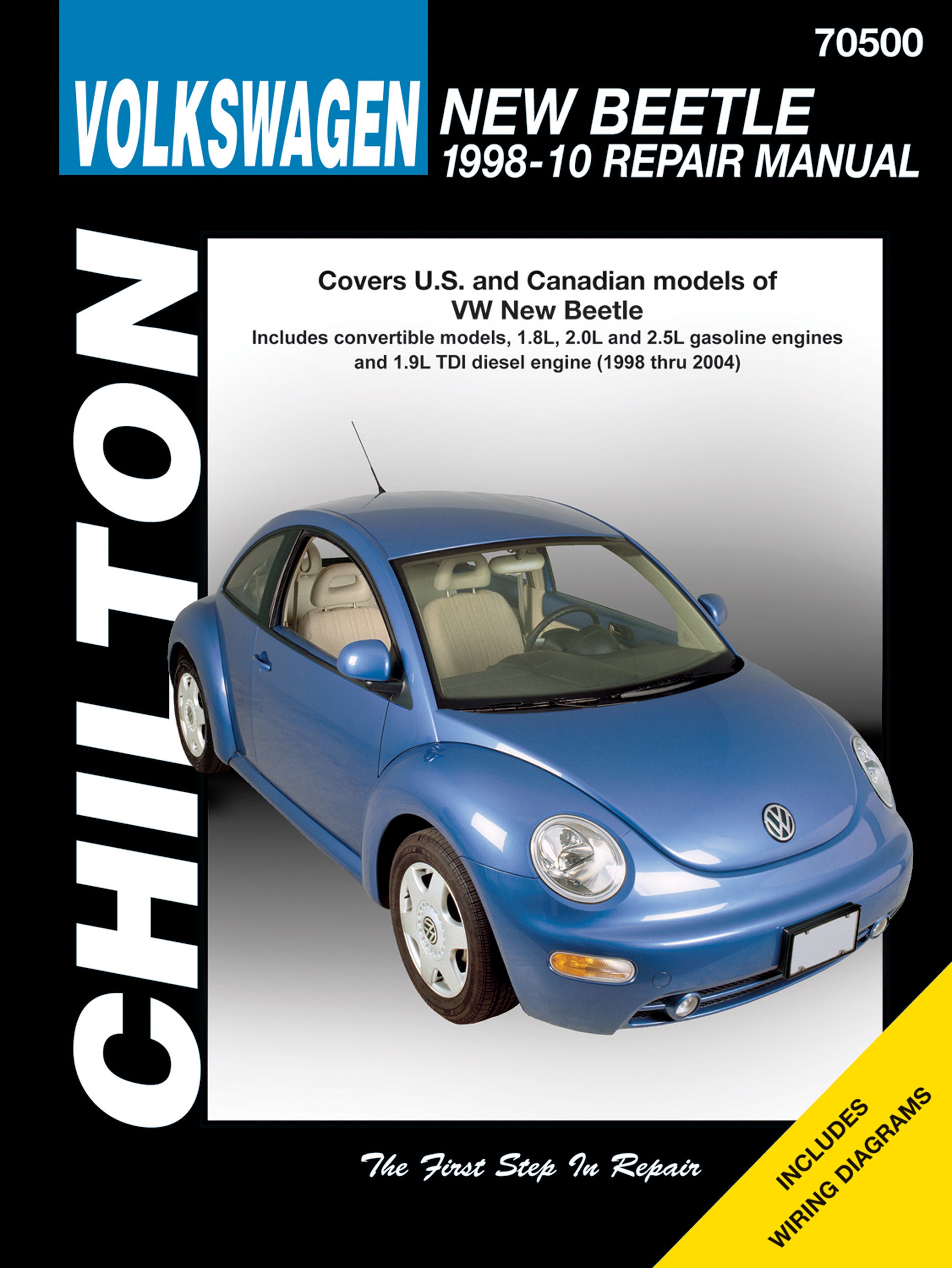 Volkswagen New Beetle (1998-10) covering Convertibles, 1.8L, 2.0L