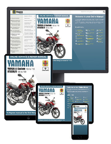 Yamaha YBR125 & XT125R/X (05-16) Haynes Online Manual – Haynes 