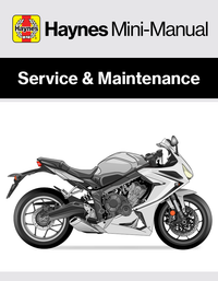 Haynes Mini-Manual for Honda CBR650R (2019 - 2023) motorcycle service and maintenance