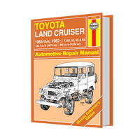 Classic Collector's Edition: Toyota Land Cruiser Series FJ40, FJ43, FJ45 & FJ55 (68-82) Haynes Repair Manual - Hardcover