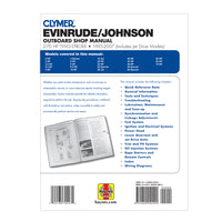 Evinrude/Johnson 2-70 HP 2-Stroke Outboards Includes Jet Drive Models (1995-2007) Service & Repair Manual