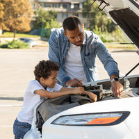Learning to maintain and fix the family car.