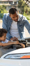 Learning to maintain and fix the family car.