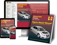 Chevrolet Cruze Haynes Repair Manual Book and Online Bundle