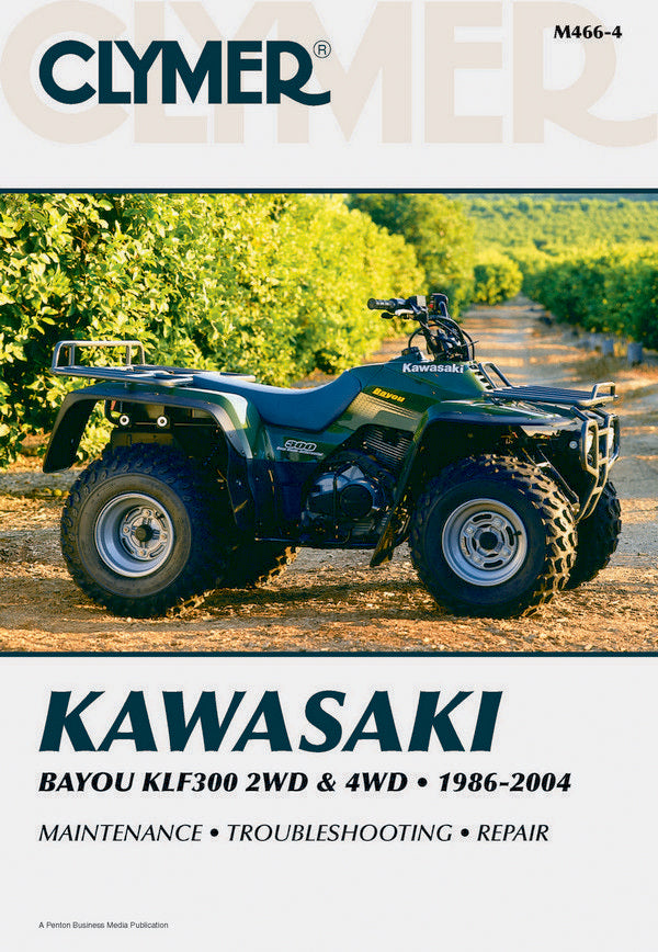 Kawasaki Bayou KLF300 2WD (1986-2004) & 4WD (1989-2004) Service 