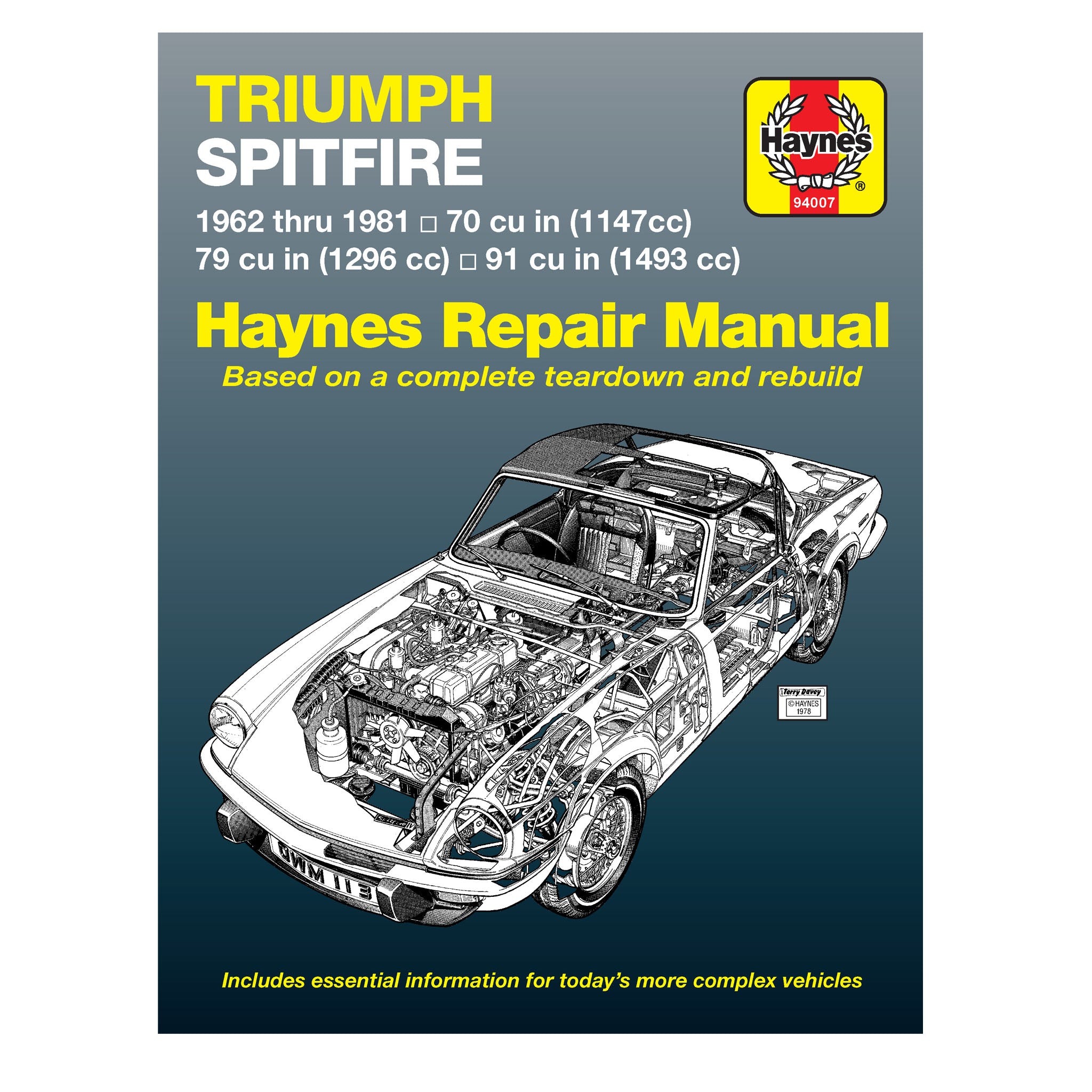 Triumph Spitfire (1962 - 1981) Haynes Repair Manual – Haynes