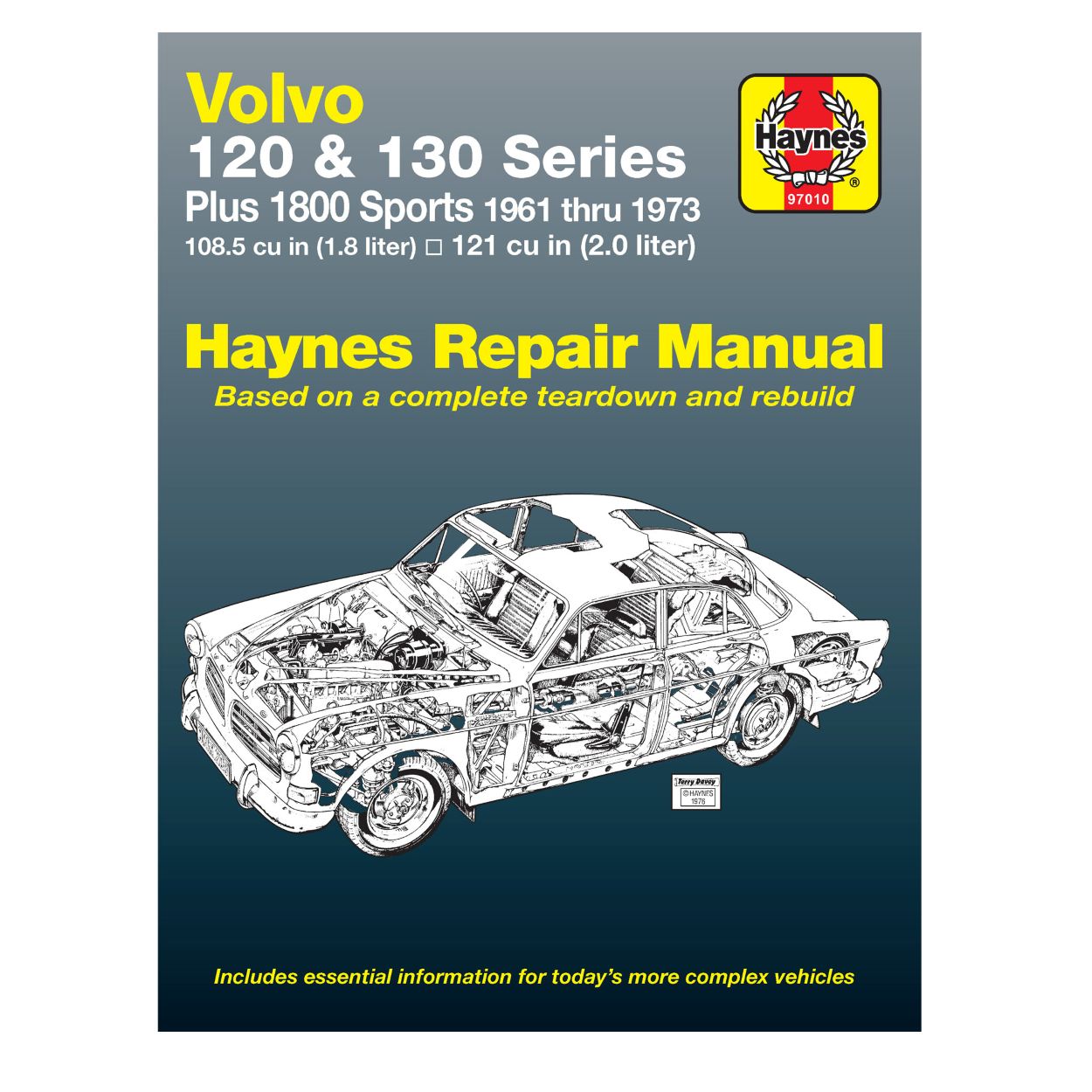 VOLVO 120 & 130　修理マニュアル　ボルボ　1961〜1973 Volvo 120 & 130 Series, and P1800 Sports (1961-1973) Haynes Repair