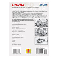 Honda XR & CRF Motorcycle (1992-2009) Service and Repair Manual