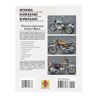 Vintage Honda & Kawasaki Street Bike Service Repair Manual