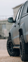 Ford Ranger parked on a highway