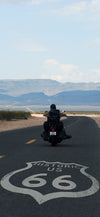 Motorcycle down Route 66