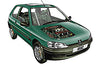Battery check Peugeot 106 1991 - 2004
