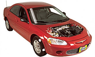 Opening the bonnet Chrysler Sebring 1995 - 2005