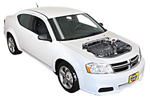 Opening the bonnet Dodge Avenger 2008 - 2014