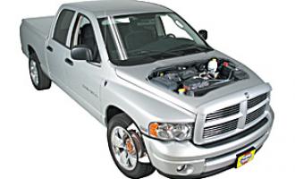 Opening the bonnet Dodge Ram 2500 2003 - 2011