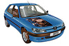 Checking Tire Condition Peugeot 306 1993 - 2002