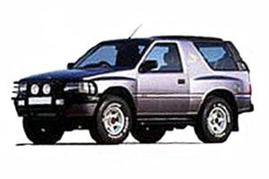Final checks Opel Frontera 1991 - 1998